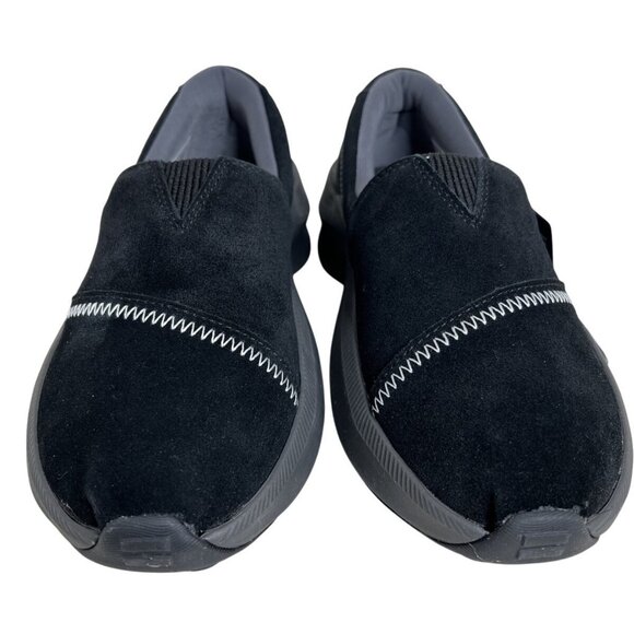Toms X Krost Womens Alpargata Gamma Black Suede Slip-On Shoes 6 - Picture 3 of 8